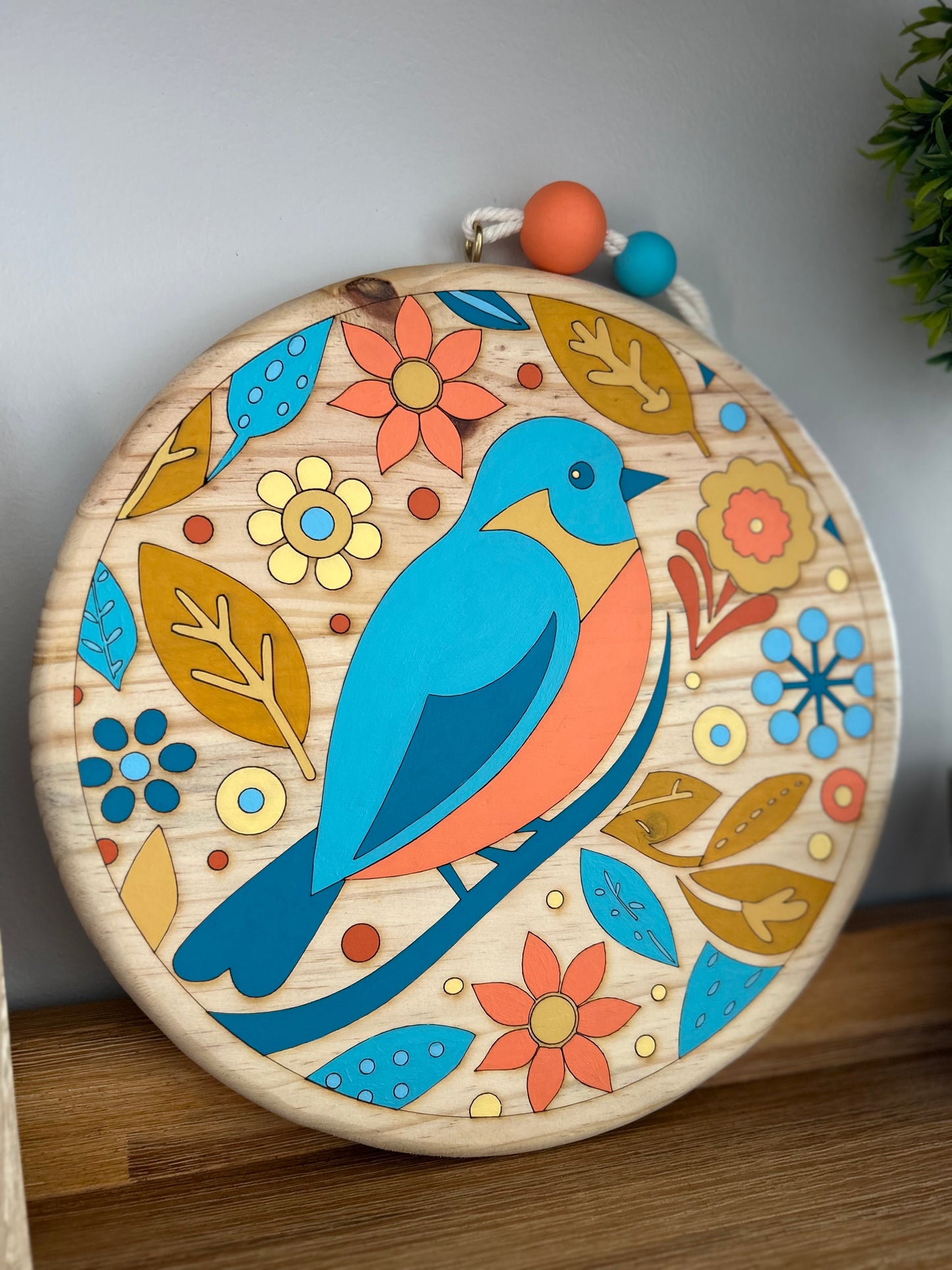 Colourful Blue Bird