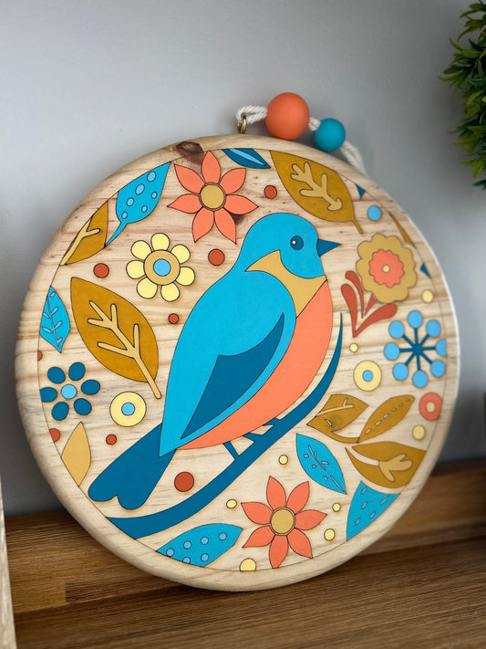 Colourful Blue Bird