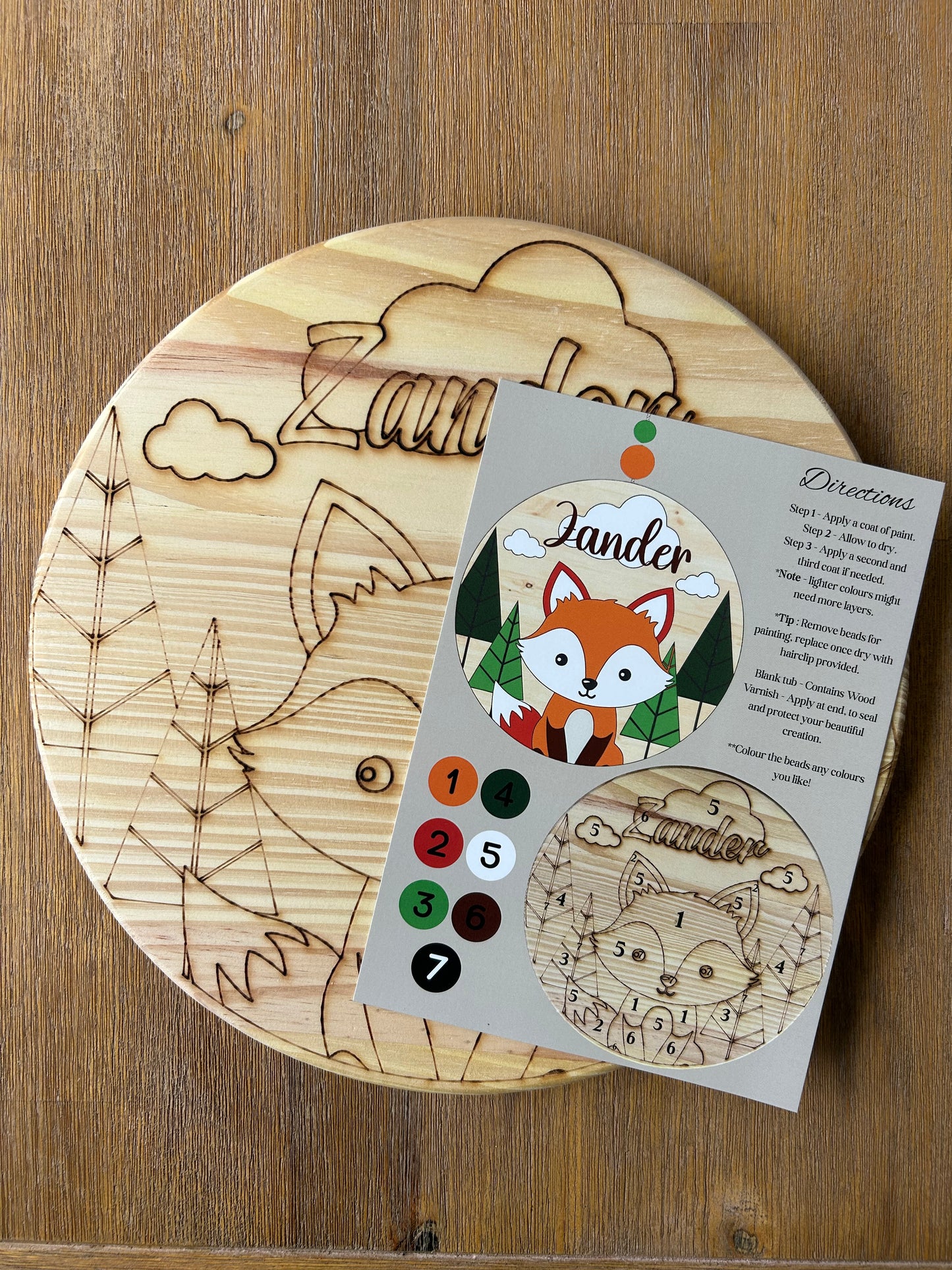 Personalised Funky Fox