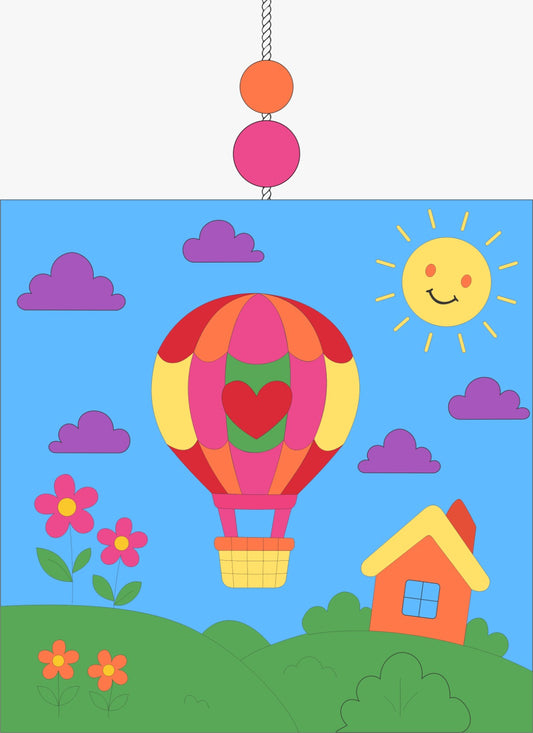 Colourful Hot Airballoon